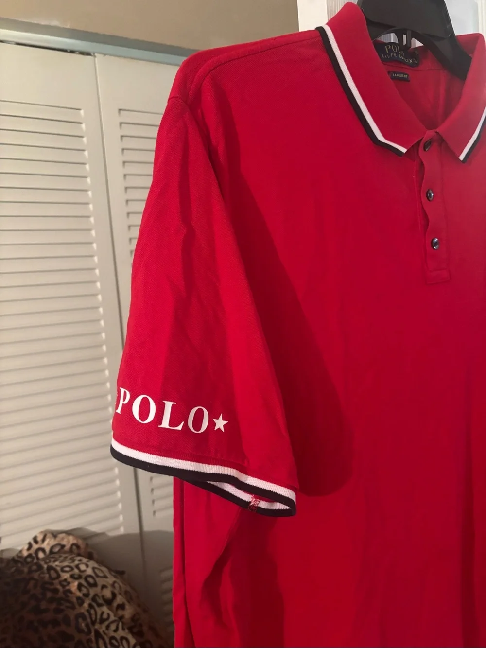 Polo by Ralph Lauren Red Men’s Short-Sleeve Polo Shirt